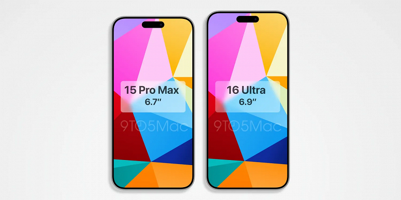 Опубликованы изображения iPhone 15 Pro Max и iPhone 16 Pro, созданные по чертежам